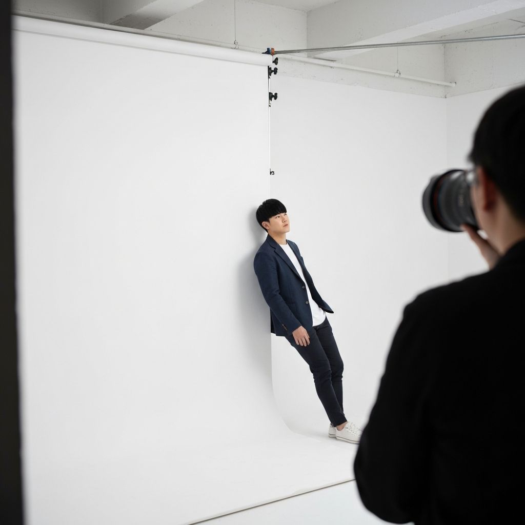 Professional portrait photoshoot